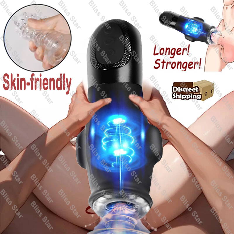 Automatic Male Masturbaters HandsFree Sucking Mastubator Cup Sex Toys for Men