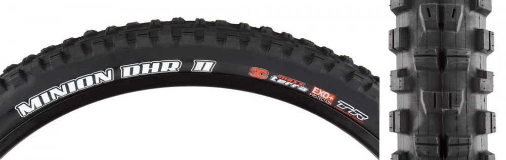 Maxxis Minion DHR II 29er Tubeless Ready MTB Tire Black