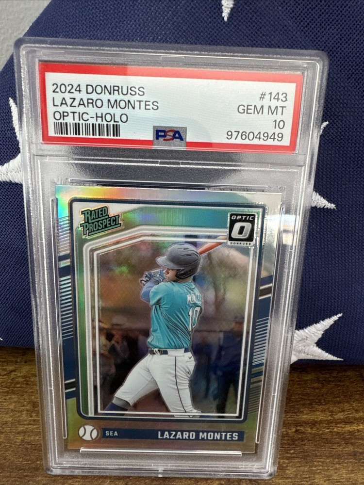 2024 Donruss Optic Halo Lazaro Montes Gem Mint 10 Rated Prospect