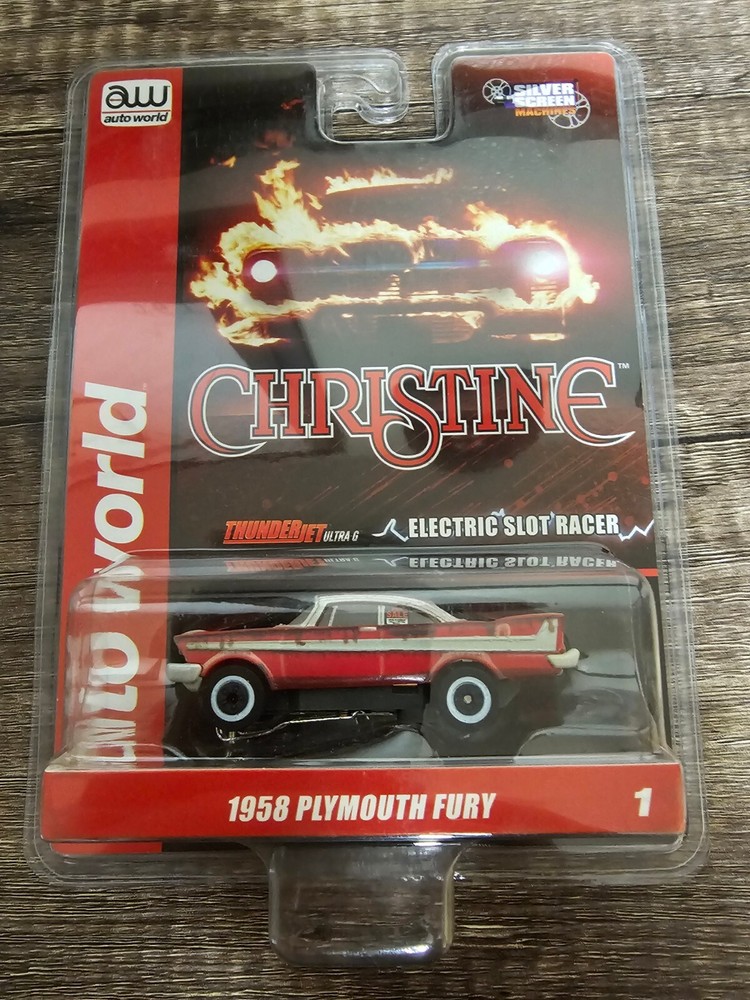 Autoworld HO Slot Car New Christine 1958 Plymouth Fury