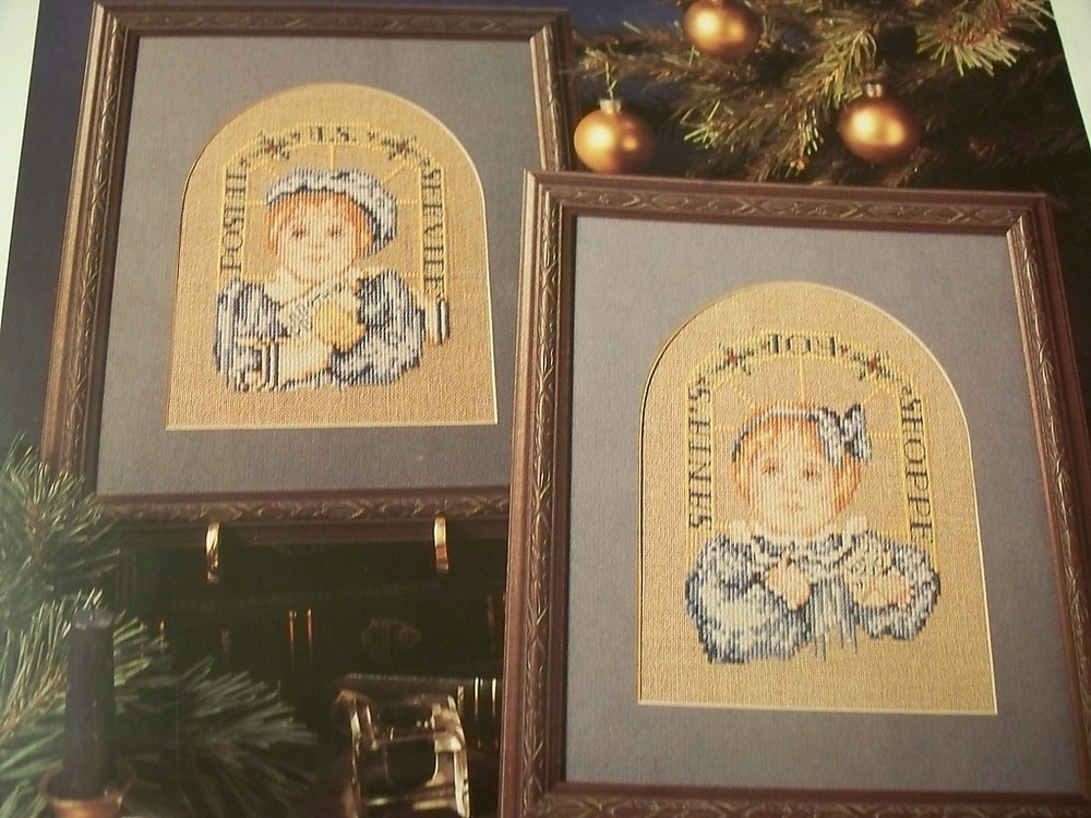 Nostalgic Sarah & Peter Christmas Child NurseryMagazine Cross Stitch Pattern