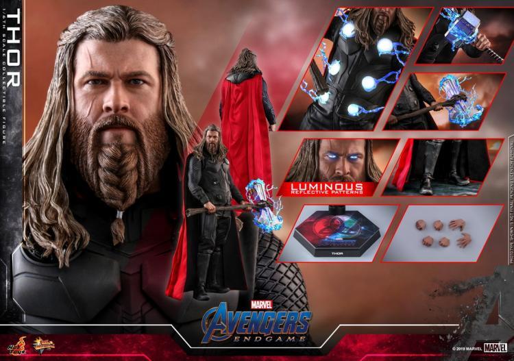 CLEARANCE SALE! 1/6 HOT TOYS MMS557 MARVEL AVENGERS: ENDGAME THOR 12