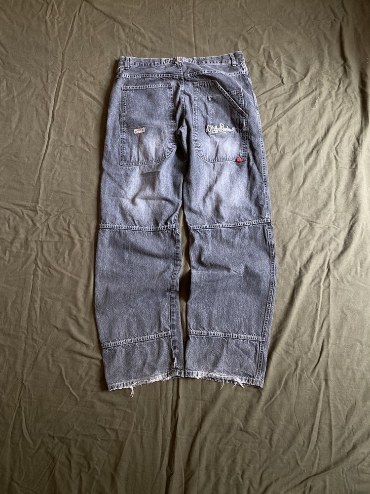 Vintage 90’s Old School Denim Rap  Sk8 Baggy Pants Jeans 32 Size Avant Garde