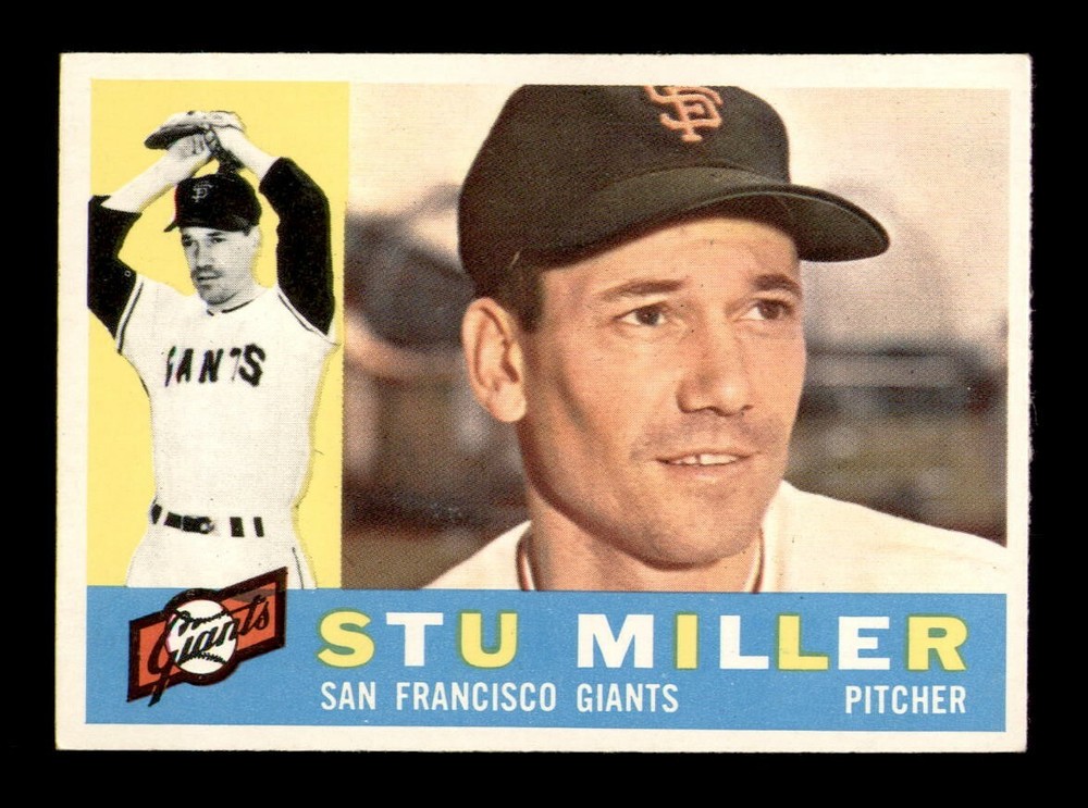 1960 Topps #378 Stu Miller NM Condition Vintage Baseball Card OBGcards  