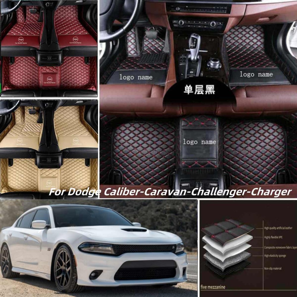 Custom Car Floor Mats for Dodge Caliber Caravan Challenger Charger