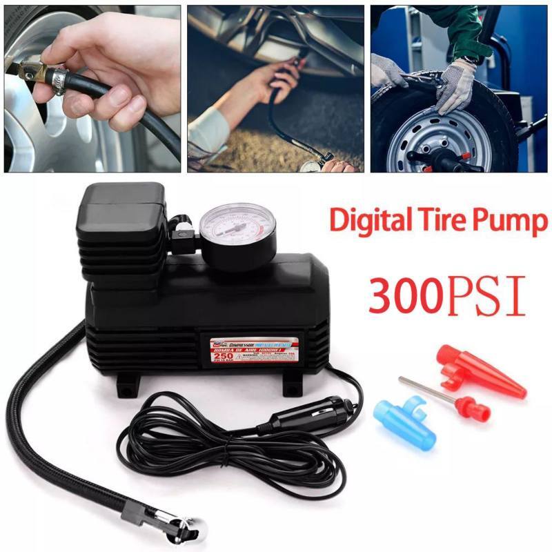 Air Compressor Pump 12V 100W Car Air Compressor Pump Portable Tire Inflator
