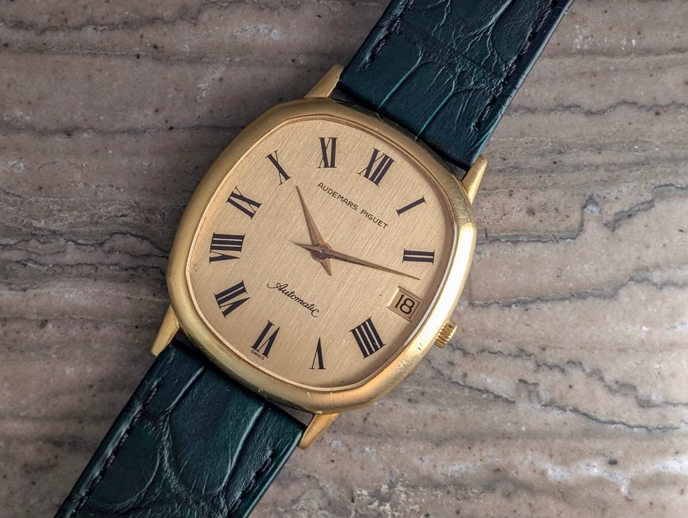 Vintage Audemars Piguet AP Ellipse Style 18K Gold Swiss Dress Watch