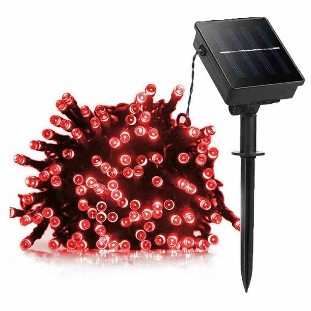 100 LED Solar Outdoor Waterproof Lights Outdoor Garden Wedding Party Christmas