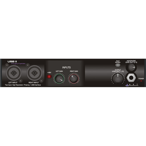 ART USB Pre II 2-Input / 4-Output USB Audio/MIDI Interface Used