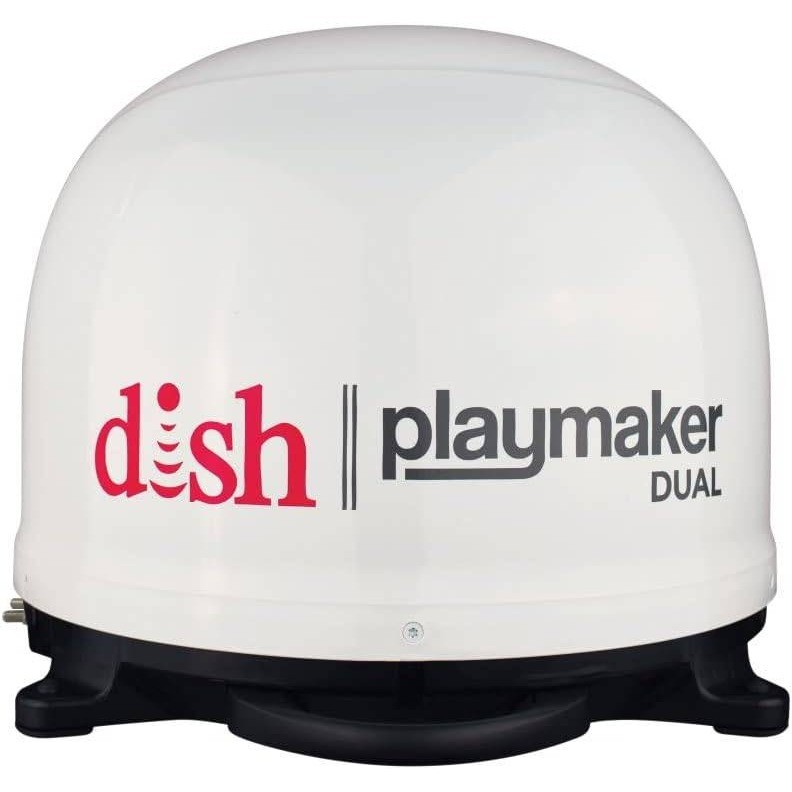 Winegard PL-8000 White Dish Playmaker Dual HD Satellite Antenna