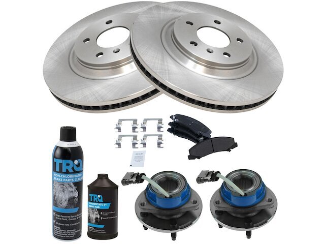 2006-2011 Buick Lucerne Front Brake Pad Rotor & Wheel Hub Kit 49ZGSM