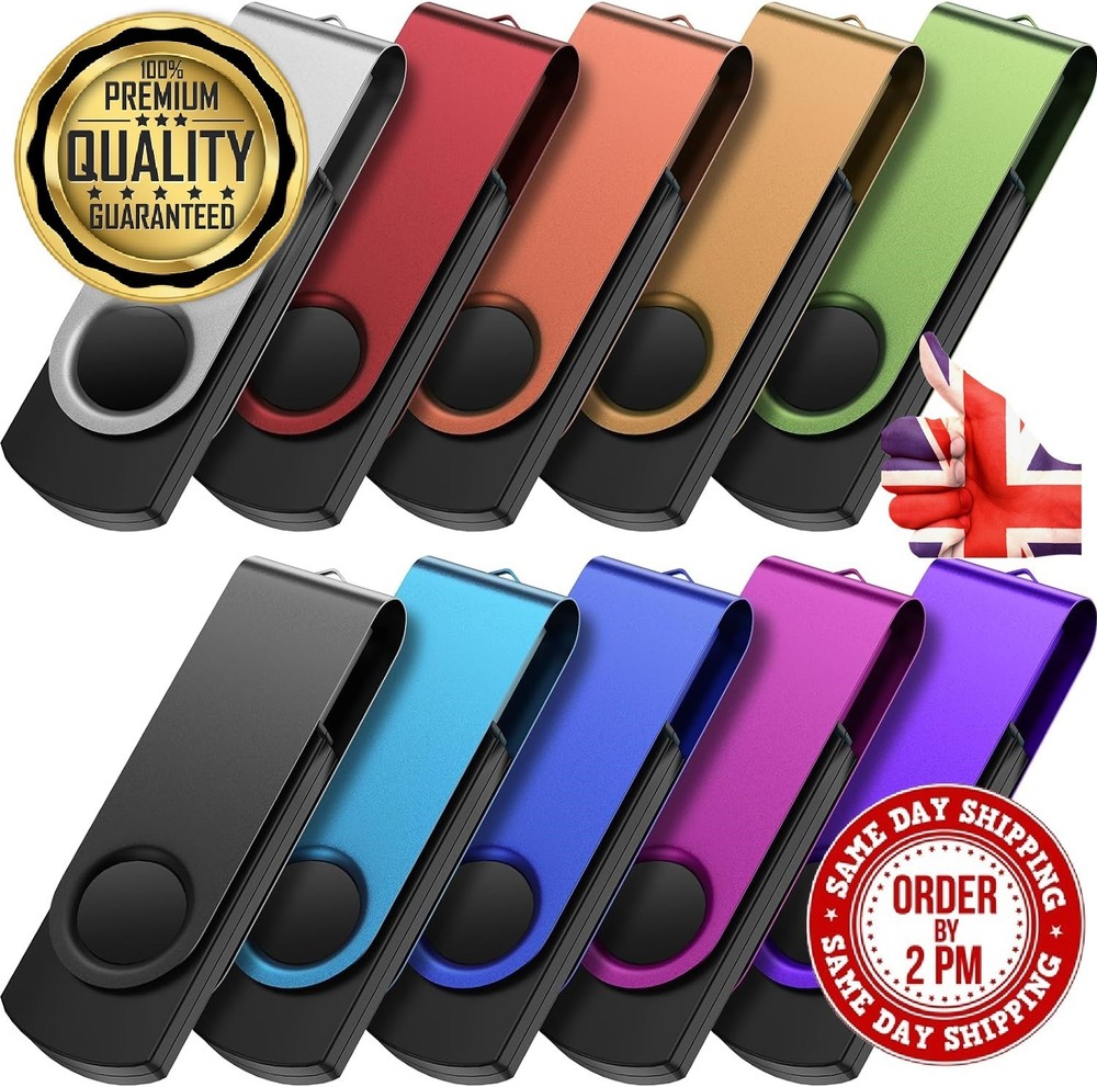 Pack of 10 USB Memory Stick Flash Pen Drive High Speed 1gb,2gb,4gb,8gb,16gb Lot