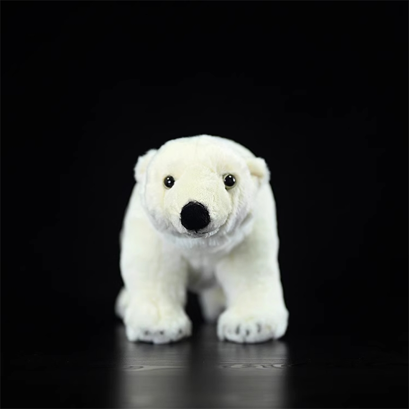 12.2'' Simulation Polar Bear Plush Doll Stuffed Animal Pillow Toy Handmade