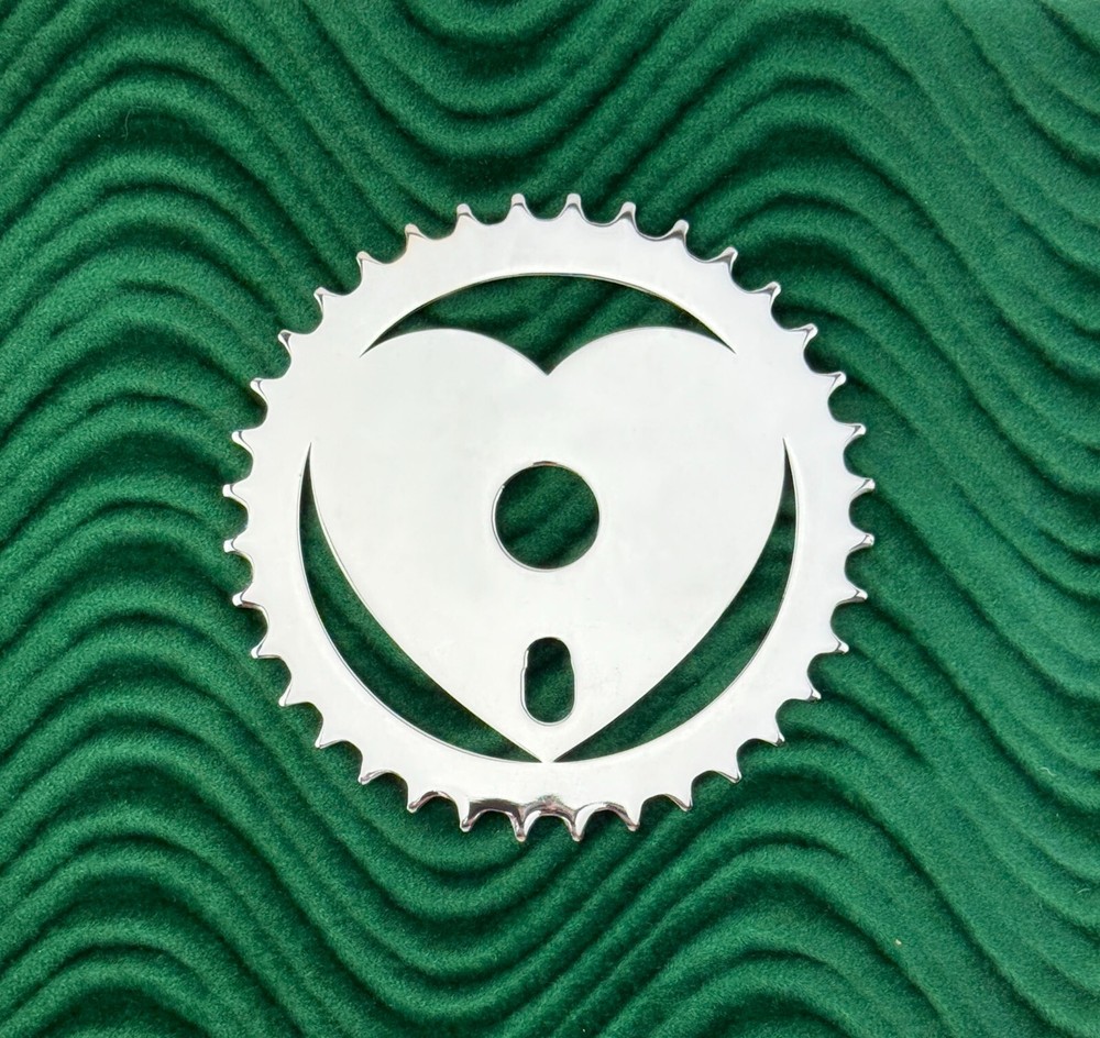 NEW! BICYCLE 36T LASER CUT HEART SHAPE SPROCKET.
