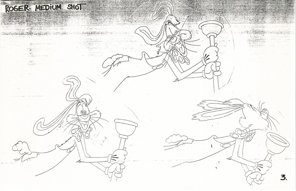 Disney Who Framed Roger Rabbit 1998 Production Model Copy 018