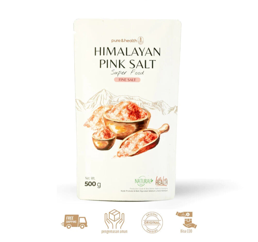 500g Original Premium Natural Himalayan Salt #hh - Pure & Authentic