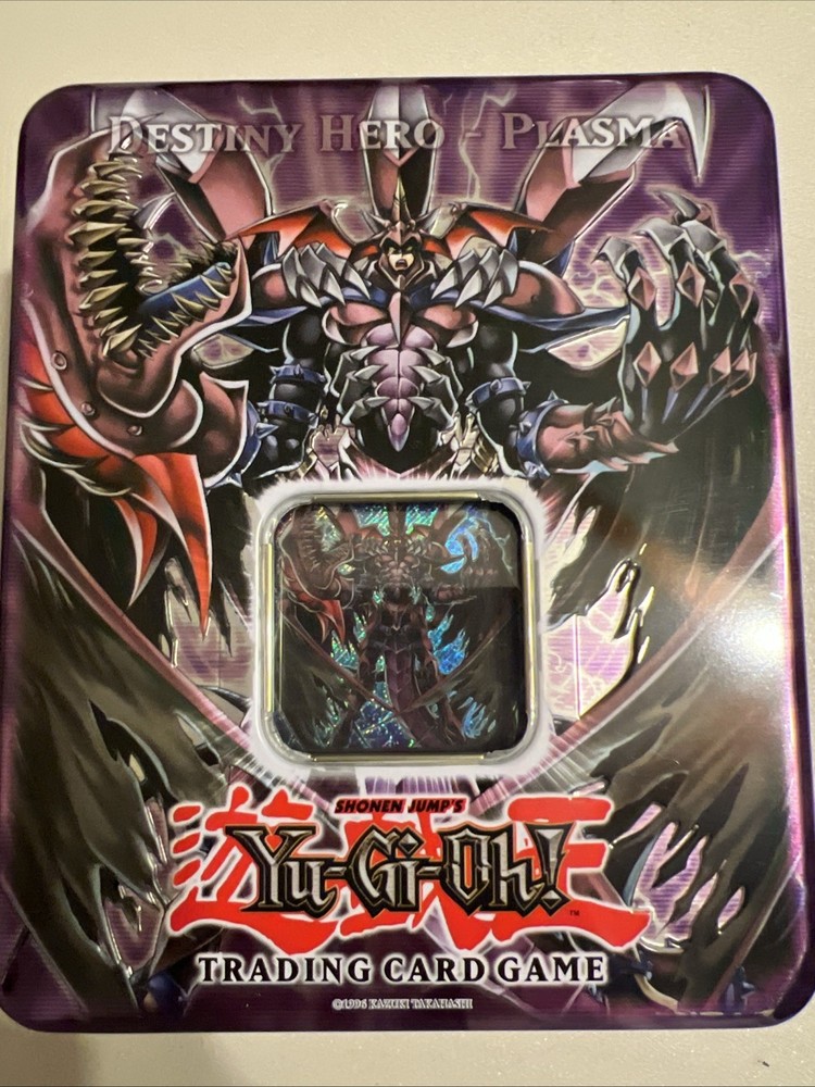 2007 Yu-Gi-Oh Holiday Tin Destiny Hero-Plasma Opened Box Upper Deck