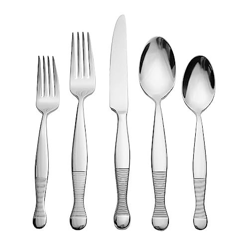 Godinger Flatware Set with 4 Forks, Knifes, Salad Forks, Spoons and...