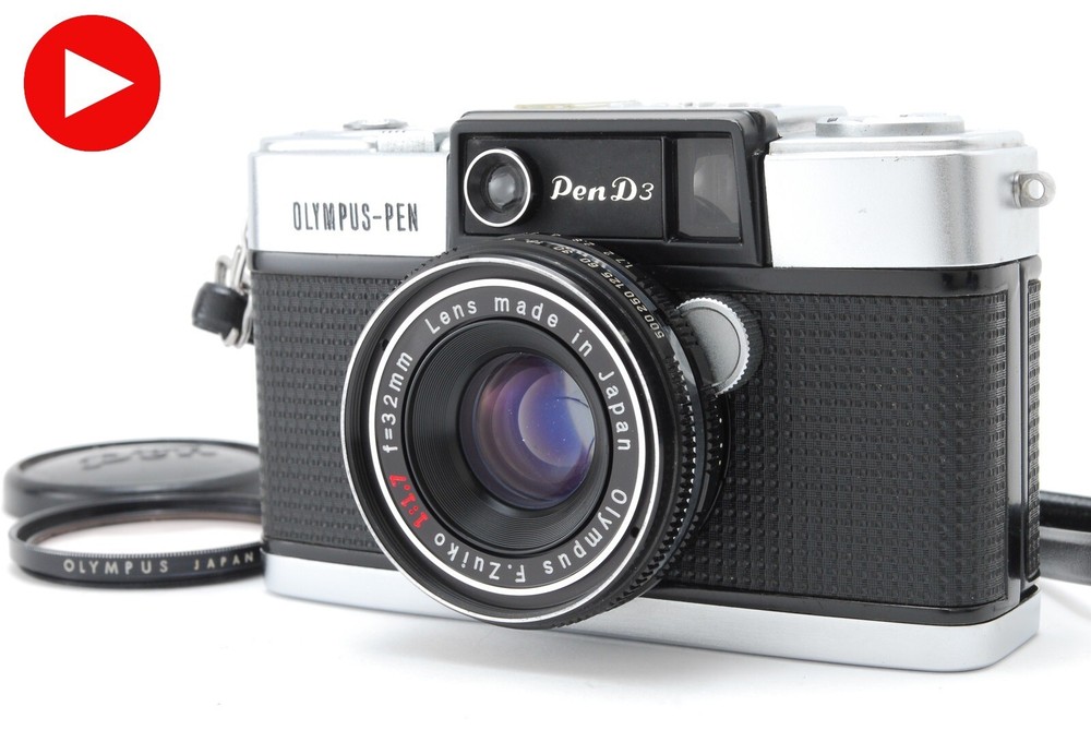 🎦 Olympus PEN D3 35mm Half Frame Camera w/ F.Zuiko 32mm f1.7 Lens - Japan Import