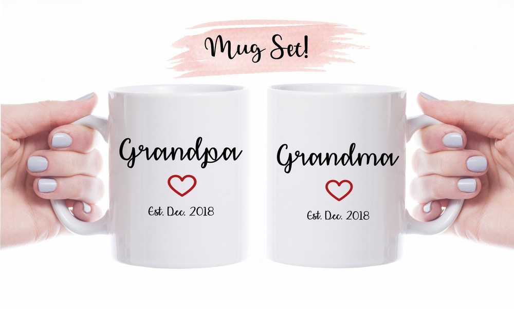 Pregnancy Announcement Mug Pregnancy Announcement Mugs To Grandparents Pregnancy