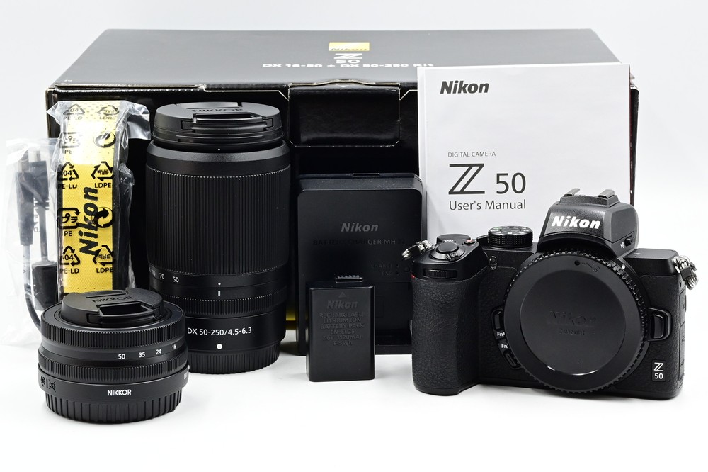 Nikon Z 50 DX 20.9 Mirrorless Camera w/ 16-50mm + 50-250mm Two Lens Kit #358