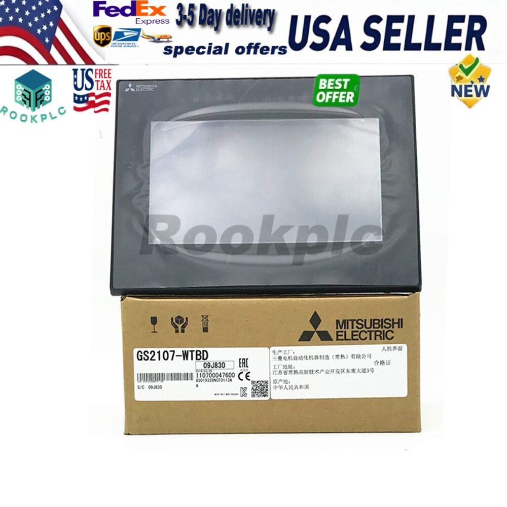 New Mitsubishi HMI GS2107-WTBD Touch Screen In Box Fast Shipping 1PC
