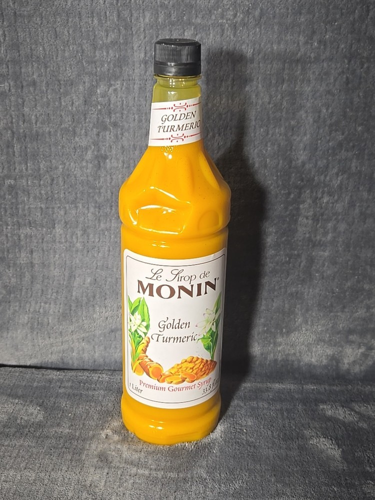 Monin Premium Syrup Golden Turmeric Flavoring Exp 03/27