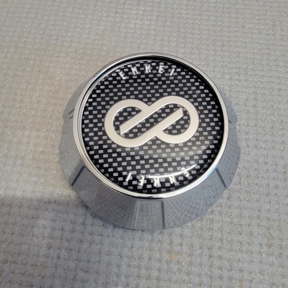 ENKEI CC-152 ALLOY WHEEL SNAP ON CHROME CENTER CAP NEW