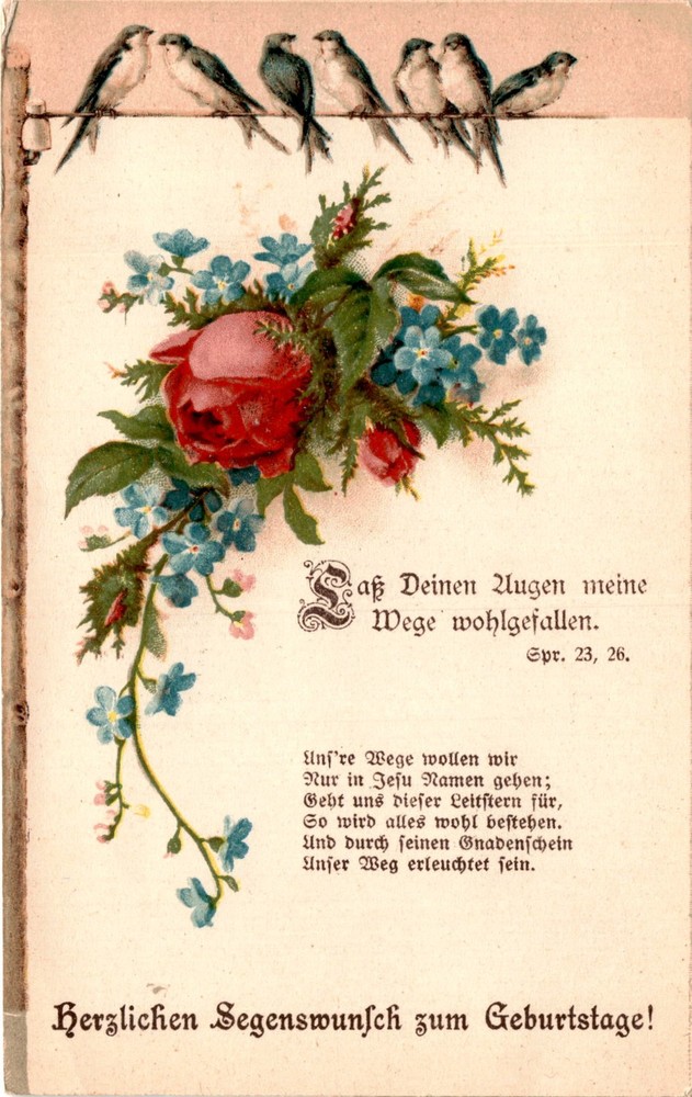 Germany, Jesu, Geburtstag, Welt, Tarjeta Postal, Union postale, Ot Postcard