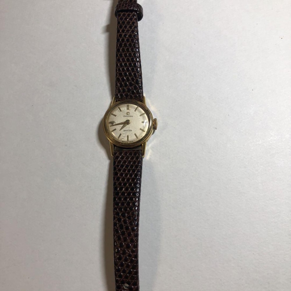 Omega Mister Women's Manual Winding Round Gold  Analog Working
