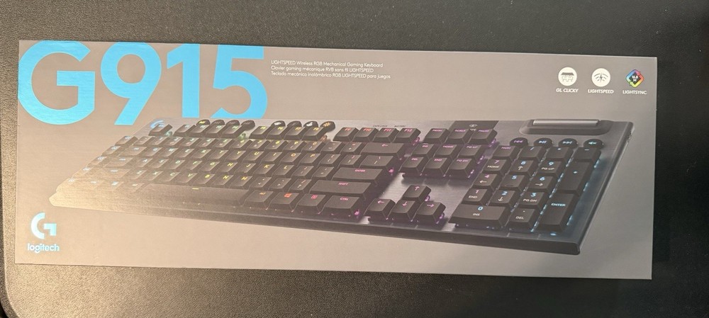 LOGITECH G915 LIGHT SPEED WIRELESS RGB MECHANICAL GAMING KEYBOARD [BRAND NEW]