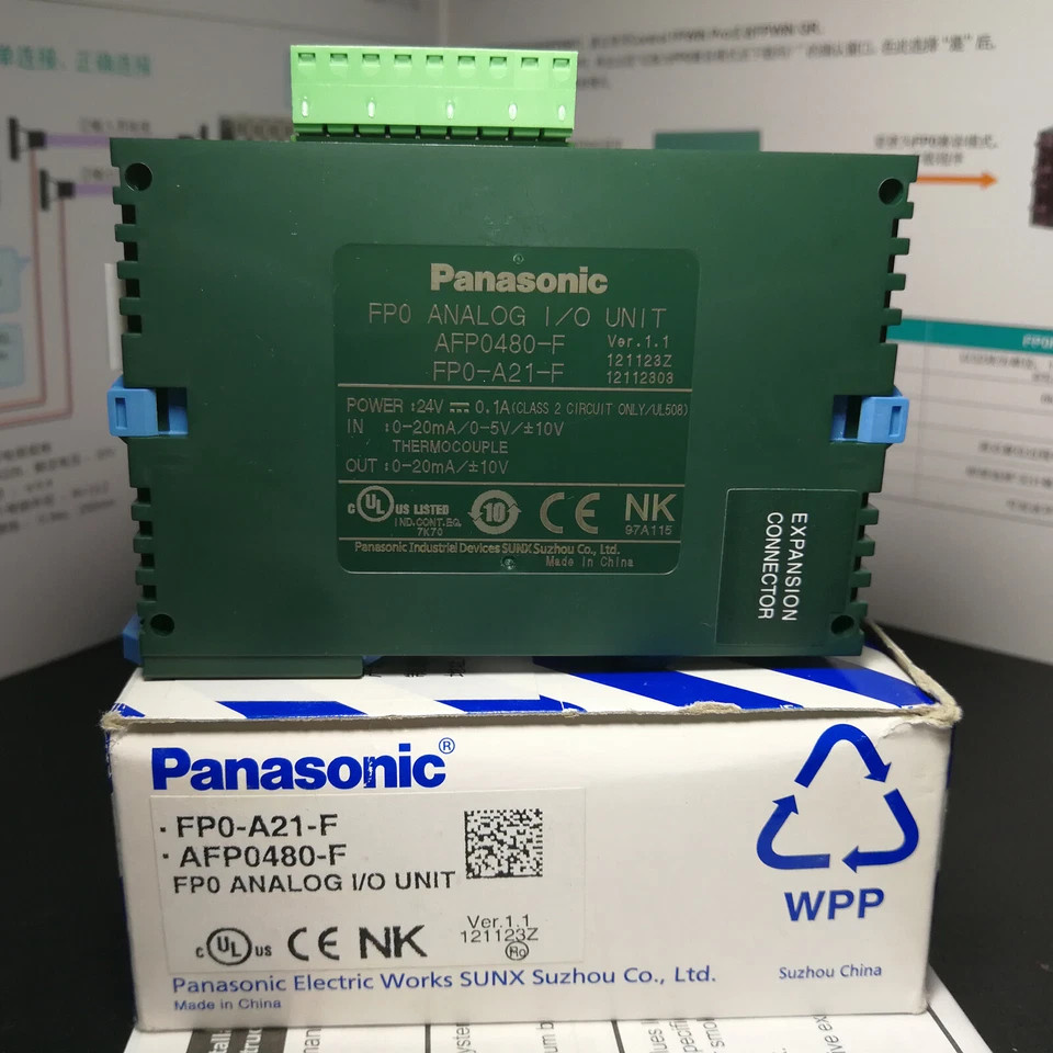 1PC NEW Panasonic FP0-A21-F AFP0480-F Analog I/O Unit