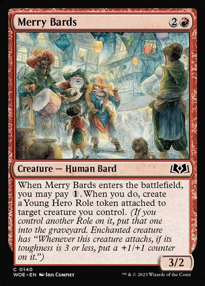 Magic the Gathering (mtg): WOE: Merry Bards - Foil