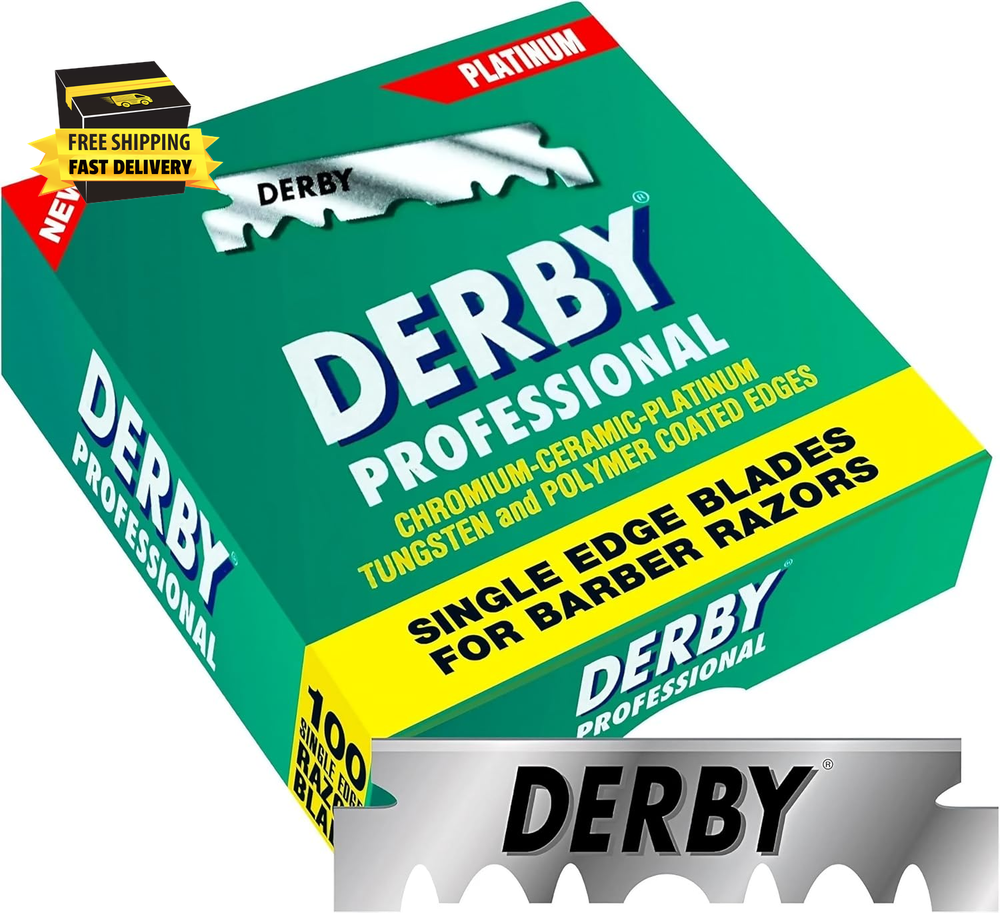 100 Premium Single Edge Razor Blades for Professional Shaving