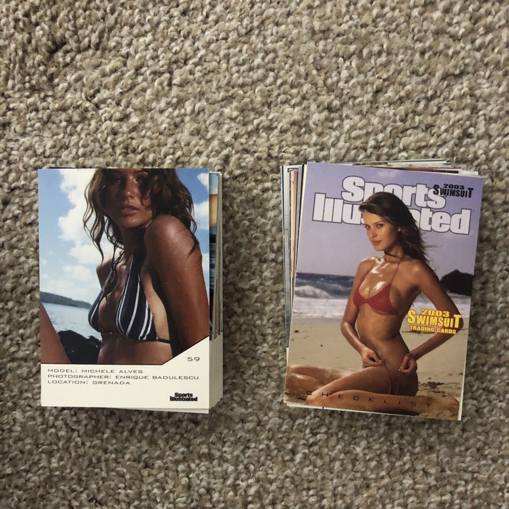 2003 SPORTS ILLUSTRATED SWIMSUIT COMPLETE 100 CARD SET
