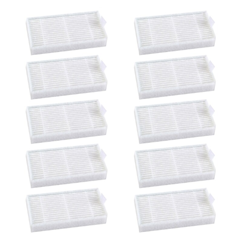 10Pcs HEPA Replacement Filters for Roborock V3s V5 V5s Robotic Vacuum Cleaners  
