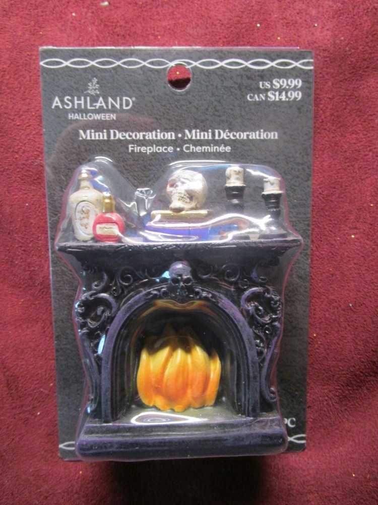 Ashland 2024 Halloween Tiny Treasures Fireplace Decor