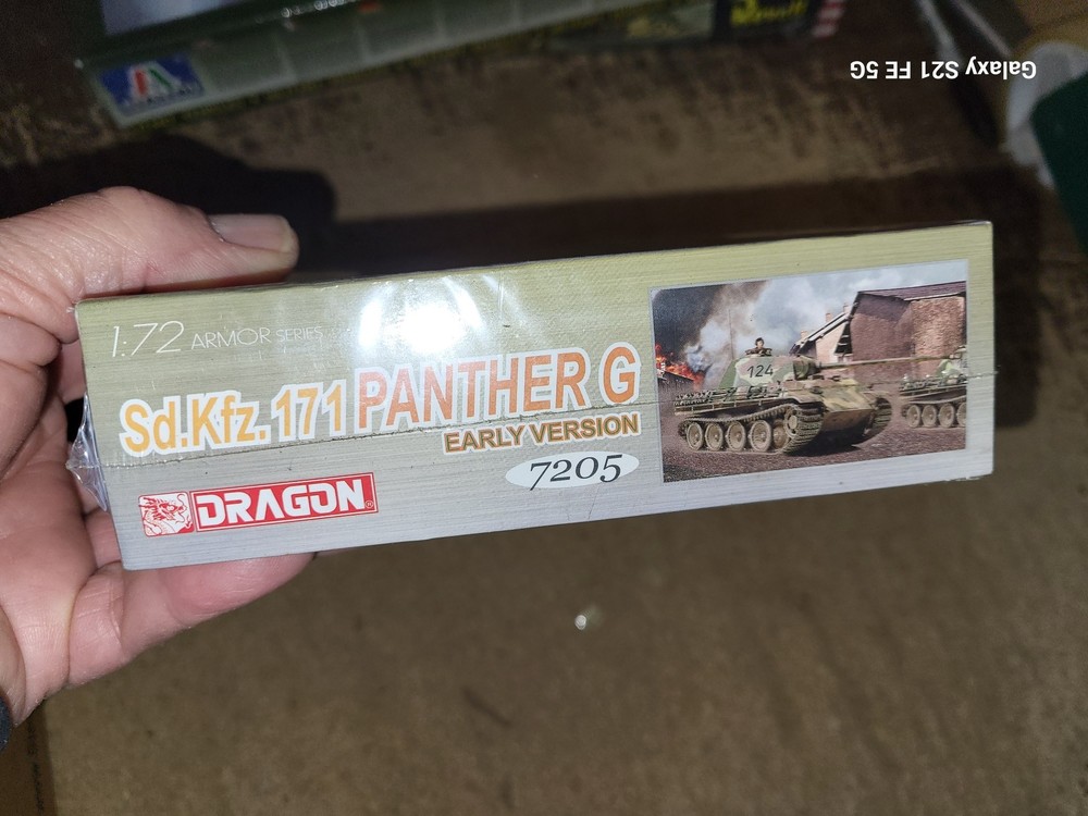 Dragon Sd.Kfz.171 Panther G Tank Model Kit Sealed Box 1/72 #7205