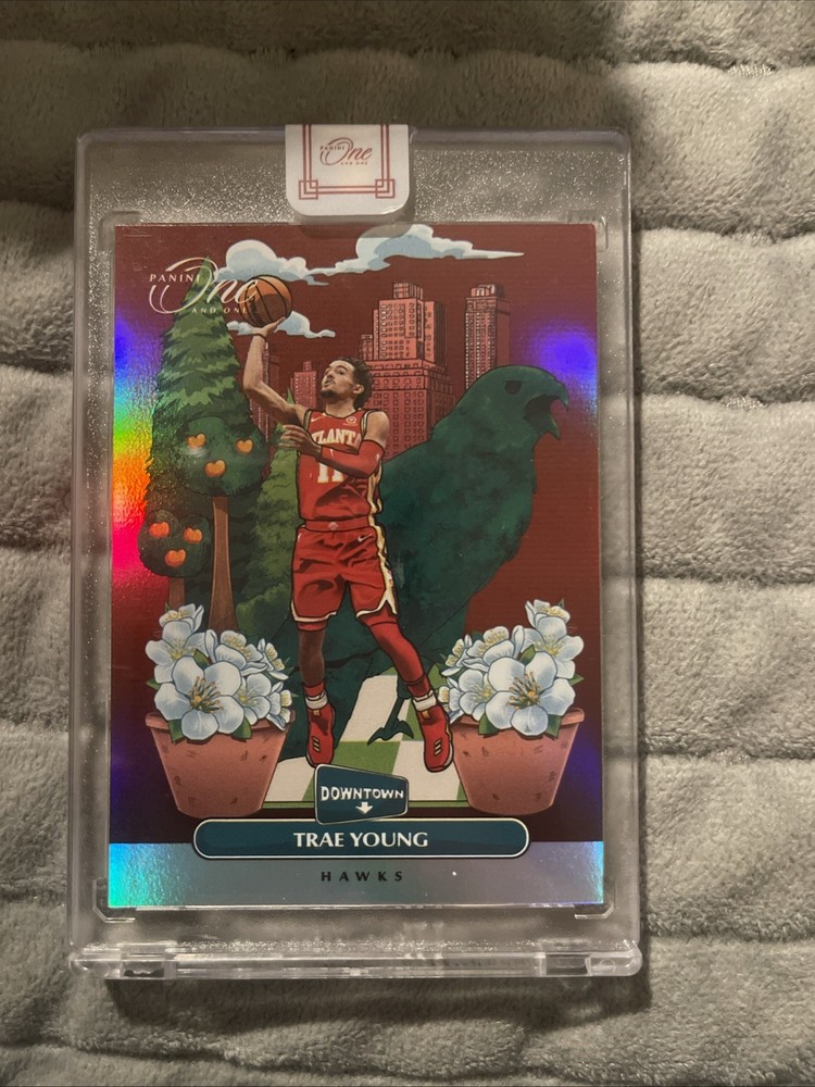 2020-21 Panini One and One - Downtown Trae Young #8 GEM Hawks