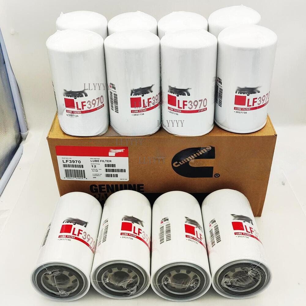 New Pack of 12 LF3970 3937736 Oil Filter For Cummins