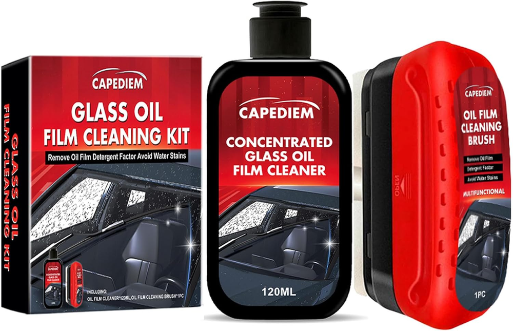 Automotive Oil Film Cleaning Brush, Reusable Oil Film Cleaning Brush, Oil Repell