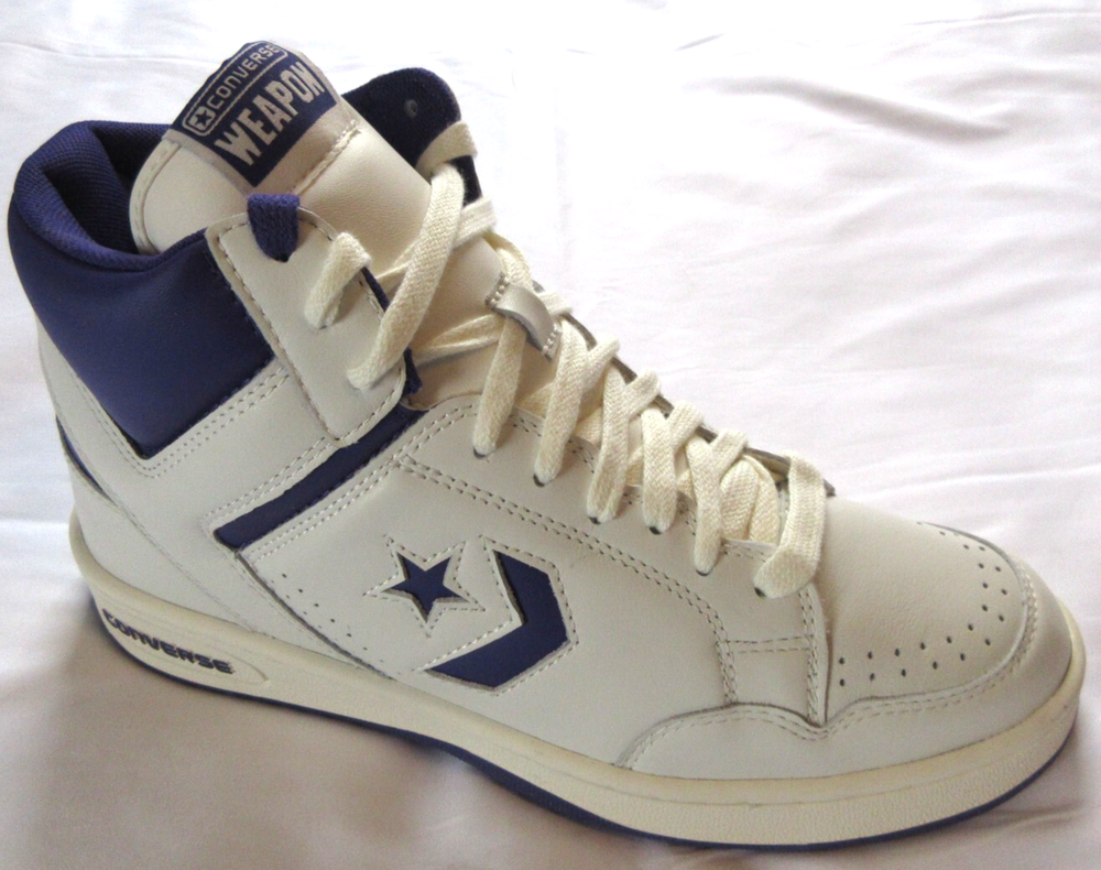 Converse Weapon Mid Purple/Vintage/white Men's  Shoes Size 10