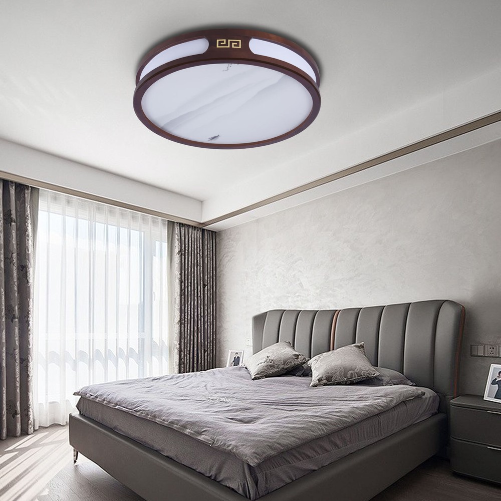20 Inch Dimmable LED Flush Mount Ceiling Light for Bedroom or Study