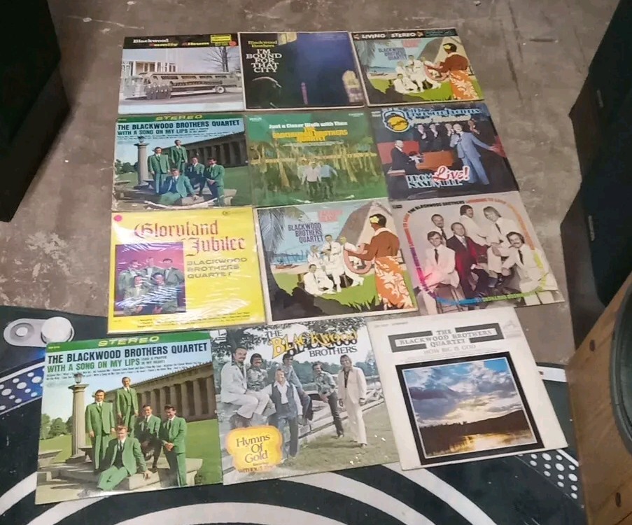 Blackwood Brothers Lot Of 12 LPs Southern  Gospel Music Record Vinyl Gloryland