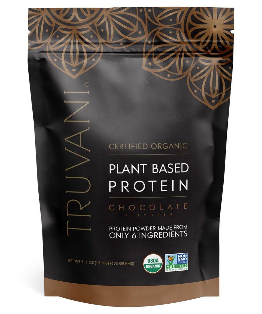 Truvani Vegan Protein Powder | Chocolate | 20g 18 Servings (Pack of 1)