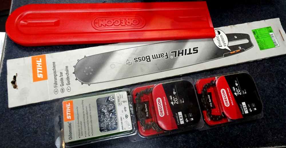 Stihl MS-290 Chainsaw Bundle with New Bar 3 Chains and Cover