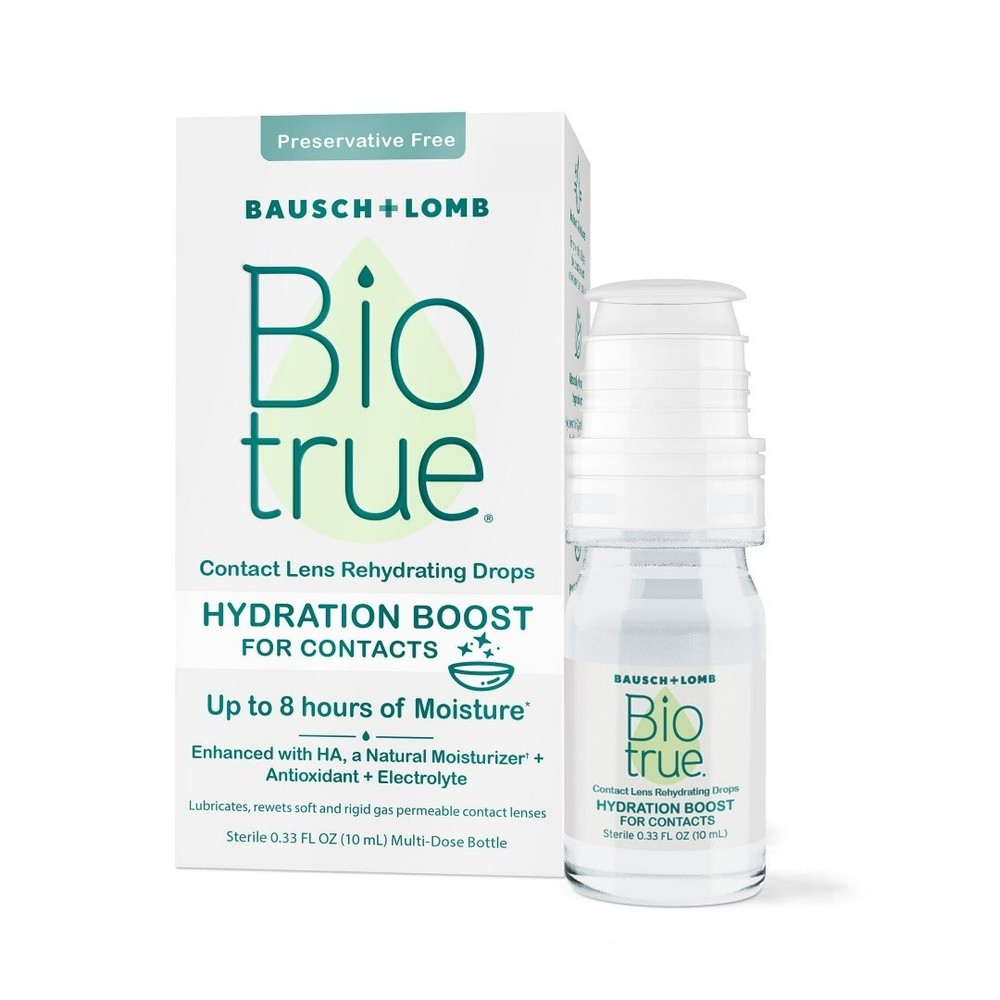 Biotrue Hydration Boost Rehydrating Contact Lens Drops 10 mL