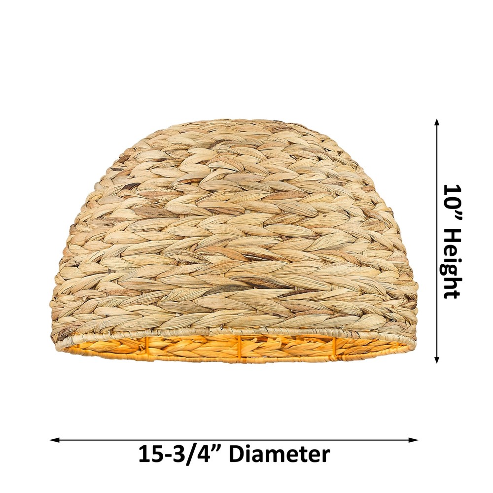 Innovations Lighting Woven Rattan - 1 Light 16