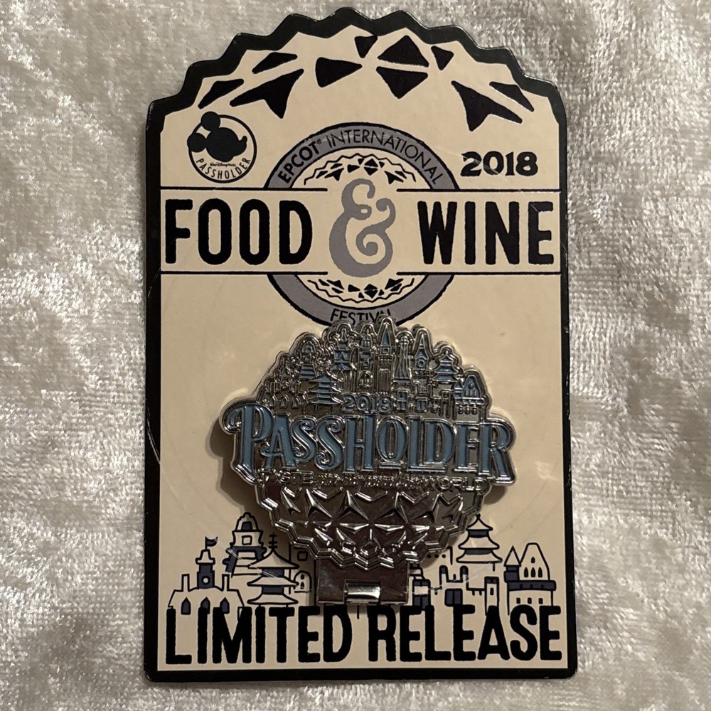 Disney WDW Figment Chef Pin Food & Wine Festival 2018 Passholder Exclusive