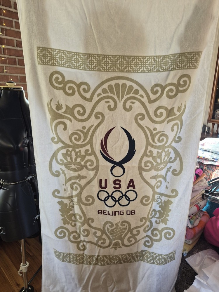 NEW USA 2008 Beijing Olympics Beach Towel NO TAG